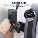 Clip magnetica a sgancio rapido per tracolla dello zaino Flymile, For DJI Osmo Action 3 / 4 / 5 Pro, For DJI Osmo Action 6 / Nano, For Insta360 Ace / Ace Pro / 2 / X5
