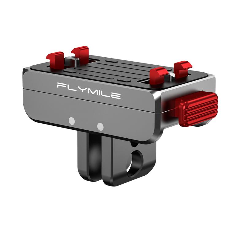 Adattatore di estensione con blocco Flymile per Insta360 Ace Pro 2 / X5 con base a sgancio rapido magnetico.