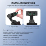 Filtro esterno grandangolare BRDRC da 115 gradi per Insta360 Luna Ultra