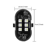 Luce stroboscopica telecomandata per auto e moto, luce di segnalazione a LED senza fili per droni, 1 Light, 2 Lights
