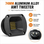 Tweeter pneumatico da 74 mm in lega di alluminio, 4 ohms, 8 ohms