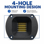 Tweeter pneumatico da 74 mm in lega di alluminio, 4 ohms, 8 ohms