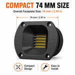 Tweeter pneumatico da 74 mm in lega di alluminio, 4 ohms, 8 ohms