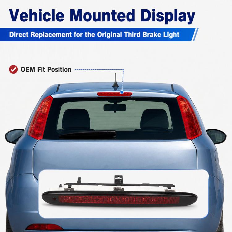 Luce freno posteriore alta per bagagliaio Fiat Grande Punto / Punto Evo 51974522