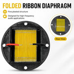 Tweeter pneumatico da 65 mm con diaframma a nastro e vibrazione ultraveloce., 4 ohms, 8 ohms