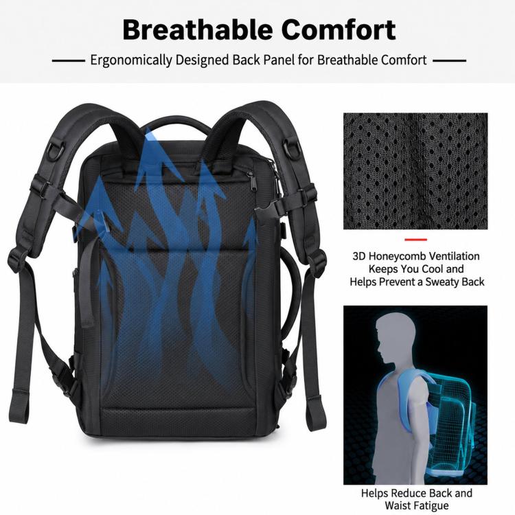 Zaino da viaggio convertibile REMOID Y851 per laptop