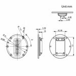 Clacson pneumatico per auto con tweeter a nastro in alluminio da 8 ohm, AL-100