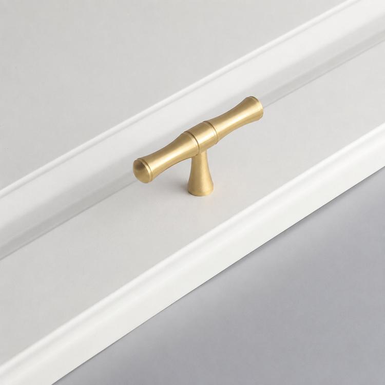 Maniglie per mobili in ottone massiccio e bambù, pomelli retrò per cassetti e comò, maniglie vintage per armadi., 1044 Single-hole Drop Ring Blackened Brass, 1044 Single-hole Drop Ring Brown, 1044 Sngle-hole Drop Ring Natural Brass                     ...