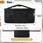Grembiule da cameriere con tasche, grembiule da vita impermeabile per cameriere/cameriera con cinturino regolabile con fibbia
