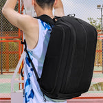 Zaino da basket REMOID 32L, borsa sportiva da palestra, zaino da viaggio, zaino da giorno con separazione per indumenti bagnati e asciutti.