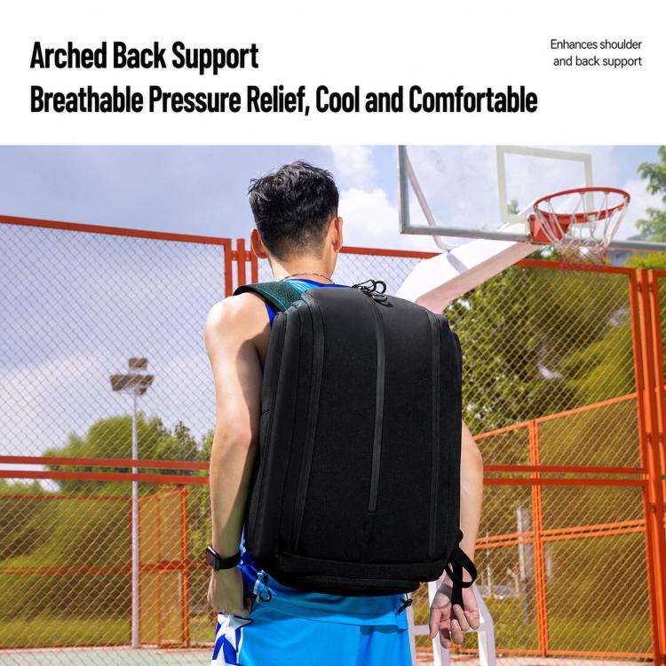 Zaino da basket REMOID 32L, borsa sportiva da palestra, zaino da viaggio, zaino da giorno con separazione per indumenti bagnati e asciutti.