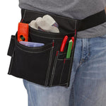 Cintura portautensili con tasche, marsupio portautensili su un solo lato con cinturino regolabile con fibbia, grembiule da vita