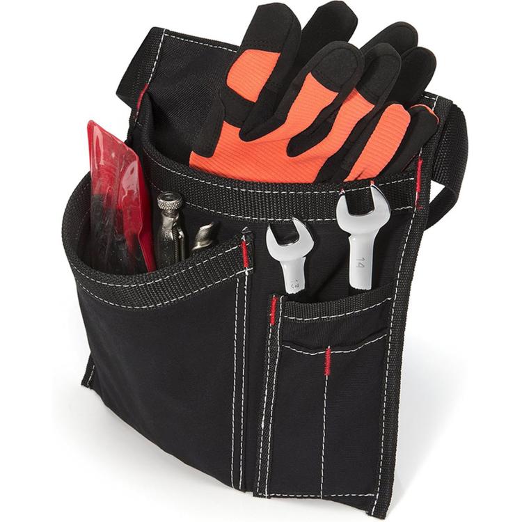 Cintura portautensili con tasche, marsupio portautensili su un solo lato con cinturino regolabile con fibbia, grembiule da vita