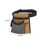 Cintura portautensili con tasche, marsupio portautensili su un solo lato con cinturino regolabile con fibbia, grembiule da vita