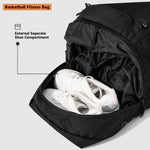Zaino da basket REMOID H-036 con scomparto per scarpe, resistente all'acqua, ideale per sport e viaggi.