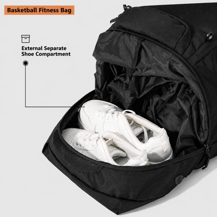 Zaino da basket REMOID H-036 con scomparto per scarpe, resistente all'acqua, ideale per sport e viaggi.