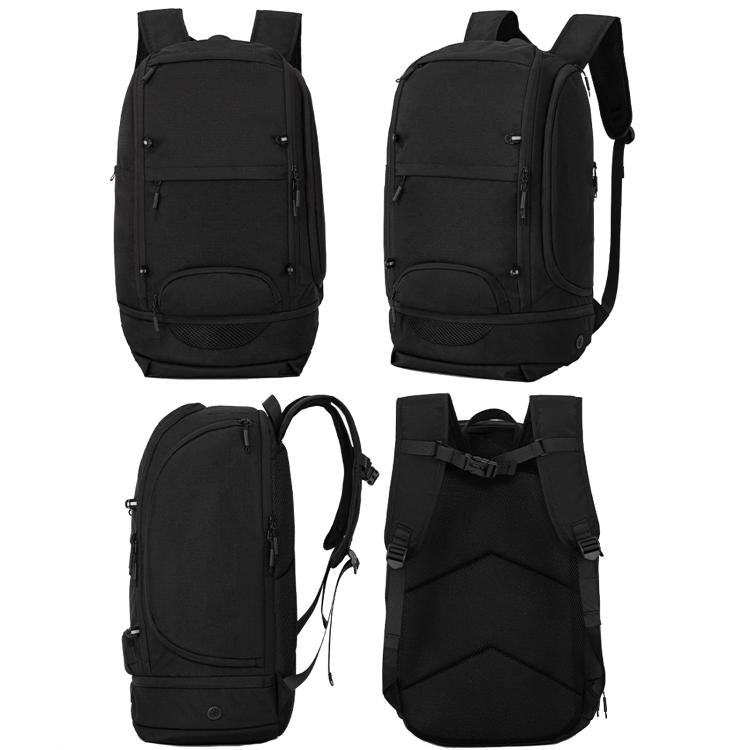 Zaino da basket REMOID H-036 con scomparto per scarpe, resistente all'acqua, ideale per sport e viaggi.