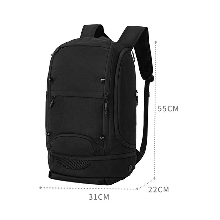 Zaino da basket REMOID H-036 con scomparto per scarpe, resistente all'acqua, ideale per sport e viaggi.
