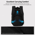 Zaino da basket REMOID H-036 con scomparto per scarpe, resistente all'acqua, ideale per sport e viaggi.