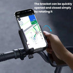 Supporto per cellulare da moto antiurto, portatile, facile da usare, per un accesso immediato al telefono., Handlebar, Rearview Mirror, Three-dimensional