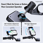 Supporto per cellulare da moto antiurto, portatile, facile da usare, per un accesso immediato al telefono., Handlebar, Rearview Mirror, Three-dimensional