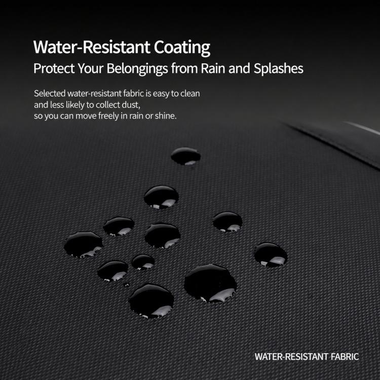 Zaino per laptop espandibile REMOID, resistente all'acqua, ideale per viaggi di lavoro., 9907