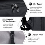 Zaino per laptop espandibile REMOID, resistente all'acqua, ideale per viaggi di lavoro., 9907