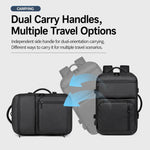 Zaino per laptop espandibile REMOID, resistente all'acqua, ideale per viaggi di lavoro., 9907