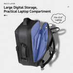 Zaino per laptop espandibile REMOID, resistente all'acqua, ideale per viaggi di lavoro., 9907