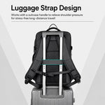 Zaino per laptop espandibile REMOID, resistente all'acqua, ideale per viaggi di lavoro., 9907