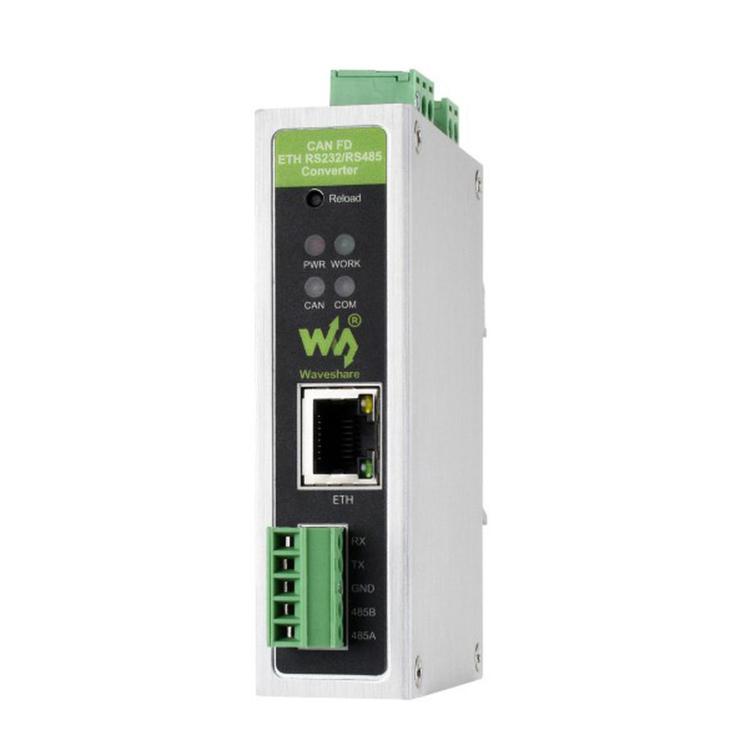 Waveshare Convertitore di protocollo CAN FD per la comunicazione dati bidirezionale da CAN FD a ETH/RS232/RS485, CAN FD To ETH/RS232/RS485