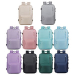 Zaino da viaggio REMOID per laptop con scomparto per scarpe, resistente all'acqua, ideale per viaggi di lavoro e weekend.