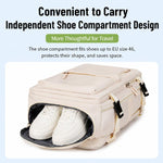Zaino da viaggio REMOID per laptop con scomparto per scarpe, resistente all'acqua, ideale per viaggi di lavoro e weekend.