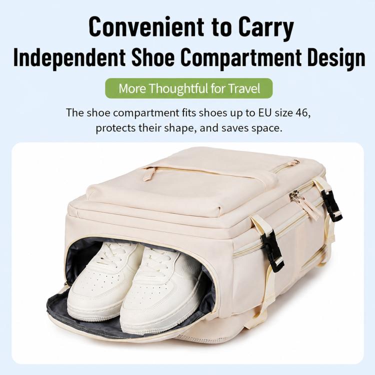 Zaino da viaggio REMOID per laptop con scomparto per scarpe, resistente all'acqua, ideale per viaggi di lavoro e weekend.
