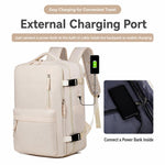 Zaino da viaggio REMOID per laptop con scomparto per scarpe, resistente all'acqua, ideale per viaggi di lavoro e weekend.