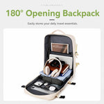 Zaino da viaggio REMOID per laptop con scomparto per scarpe, resistente all'acqua, ideale per viaggi di lavoro e weekend.