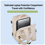 Zaino da viaggio REMOID per laptop con scomparto per scarpe, resistente all'acqua, ideale per viaggi di lavoro e weekend.
