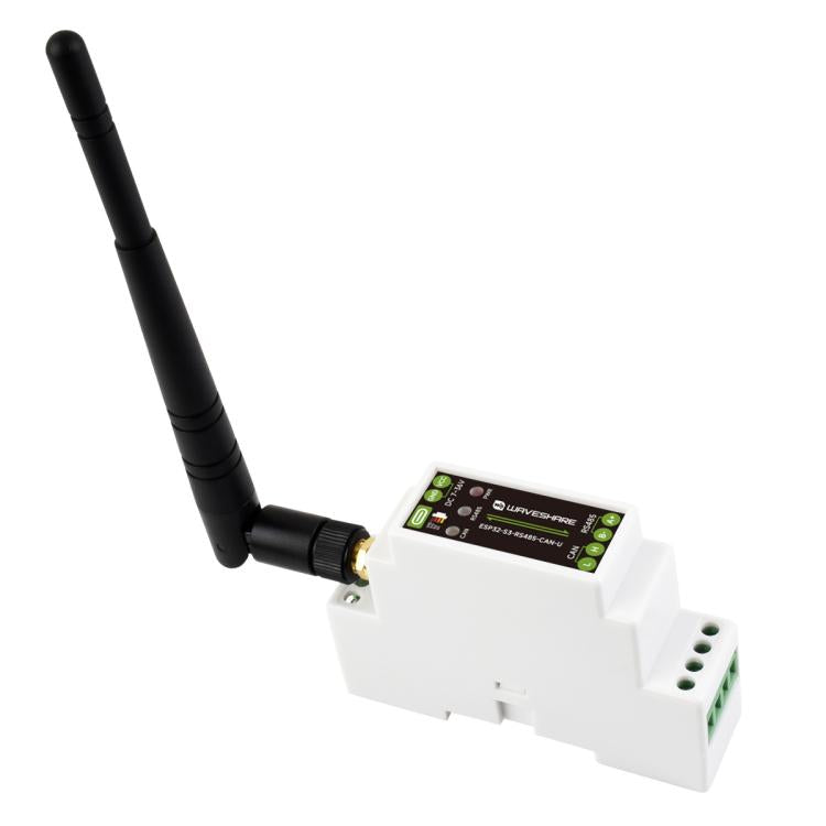 Scheda di controllo industriale Waveshare ESP32-S3 con interfacce di comunicazione RS485 e CAN., External Antenna, Onboard Antenna