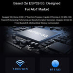 Scheda di controllo industriale Waveshare ESP32-S3 con interfacce di comunicazione RS485 e CAN., External Antenna, Onboard Antenna
