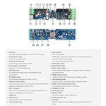 Scheda di controllo industriale Waveshare ESP32-S3 con interfacce di comunicazione RS485 e CAN., External Antenna, Onboard Antenna