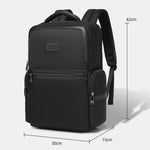 Zaino per laptop REMOID B3003, resistente all'acqua, per computer da 15,6 pollici, ideale per uomo e per chi si sposta quotidianamente.
