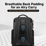 Zaino per laptop REMOID B3003, resistente all'acqua, per computer da 15,6 pollici, ideale per uomo e per chi si sposta quotidianamente.