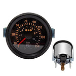 Manometro meccanico per pressione pneumatici auto da 52 mm con rilevamento diretto e doppia scala., Air Pressure Gauge