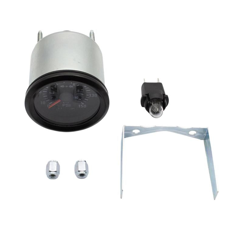 Manometro meccanico per pressione pneumatici auto da 52 mm con rilevamento diretto e doppia scala., Air Pressure Gauge