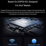 Modulo relè WiFi industriale a 1 canale Waveshare 32152 per ESP32-S3, supporta il controllo tramite WiFi, Bluetooth e RS485., 32152