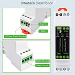 Modulo relè WiFi industriale a 1 canale Waveshare 32152 per ESP32-S3, supporta il controllo tramite WiFi, Bluetooth e RS485., 32152