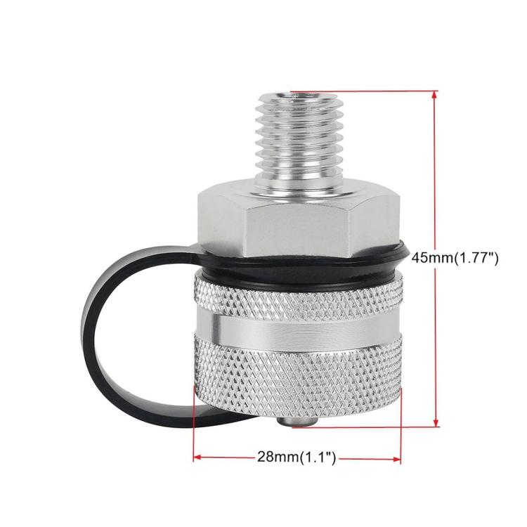 Modifica auto: valvola di scarico a rotazione rapida in lega di alluminio, M12 x 1.25, M12 x 1.5, M12 x 1.75, M14 x 1.25, M14 x 1.5, M16 x 1.5, M20 x 1.5, 1/2-20