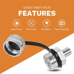 Modifica auto: valvola di scarico a rotazione rapida in lega di alluminio, M12 x 1.25, M12 x 1.5, M12 x 1.75, M14 x 1.25, M14 x 1.5, M16 x 1.5, M20 x 1.5, 1/2-20