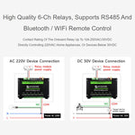 Modulo relè WiFi industriale Waveshare 26756 a 6 canali per ESP32-S3, compatibile con controllo WiFi, Bluetooth e RS485., 26756