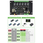 Modulo relè WiFi industriale Waveshare 26756 a 6 canali per ESP32-S3, compatibile con controllo WiFi, Bluetooth e RS485., 26756